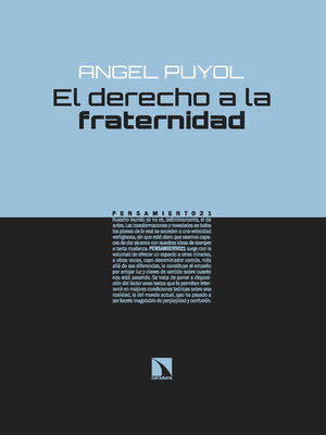 cover image of El derecho a la fraternidad
